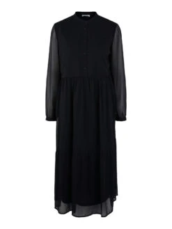 Pieces CHIFFON MIDI DRESS -Piece Clothing Shop 17106119 Black 001
