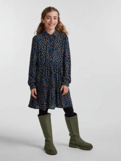 Pieces Kids LPSIMONE DRESS -Piece Clothing Shop 17120010 Black 998215 005