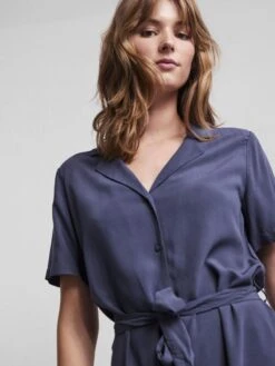 Pieces PCOLIVIA SHIRT DRESS -Piece Clothing Shop 17120462 OmbreBlue 007