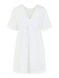 Pieces PCVIBSE MINI DRESS 13 Pieces PCVIBSE MINI DRESS -Piece Clothing Shop 17123756 BrightWhite 002