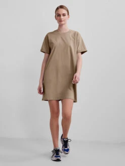 Pieces PCONIKA MIDI DRESS -Piece Clothing Shop 17125375 SilverMink 005