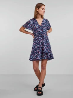 Pieces PCGIVA MINI DRESS -Piece Clothing Shop 17126967 NavyBlazer 953825 005
