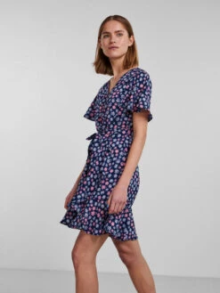 Pieces PCGIVA MINI DRESS -Piece Clothing Shop 17126967 NavyBlazer 953825 007