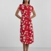 Pieces PCGYDA MIDI DRESS -Piece Clothing Shop 17127034 HighRiskRed 954484 003