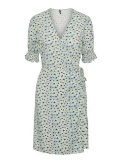 Pieces PCMALLE WRAP DRESS -Piece Clothing Shop 17128309 Butterfly 974761 001
