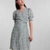 Pieces PCMALLE WRAP DRESS -Piece Clothing Shop 17128309 Butterfly 974761 003