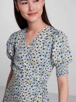 Pieces PCMALLE WRAP DRESS -Piece Clothing Shop 17128309 Butterfly 974761 006