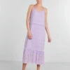 Pieces PCLILA MIDI DRESS -Piece Clothing Shop 17128450 Lavender 003