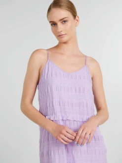 Pieces PCLILA MIDI DRESS -Piece Clothing Shop 17128450 Lavender 006