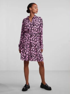 Pieces PCATHENA SHIRT DRESS 9 Pieces PCATHENA SHIRT DRESS -Piece Clothing Shop 17130309 BegoniaPink 980383 005