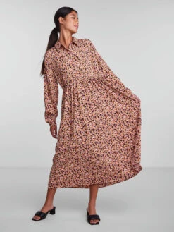 Pieces PCAPRIL SHIRT DRESS -Piece Clothing Shop 17131216 StrawberryPink 984762 007