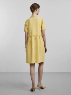 Pieces PCMALLA MINI DRESS -Piece Clothing Shop 17131316 PaleBanana 004