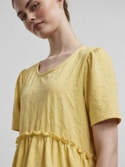 Pieces PCMALLA MINI DRESS -Piece Clothing Shop 17131316 PaleBanana 006