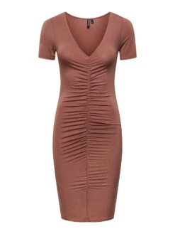 Pieces PCAVANNA BODYCON DRESS -Piece Clothing Shop 17131453 Burlwood 001