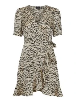 Pieces PCJULIET WRAP DRESS -Piece Clothing Shop 17131564 Nomad 986097 001