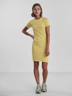 Pieces PCLAYA MINI DRESS -Piece Clothing Shop 17131631 PaleBanana 986213 005