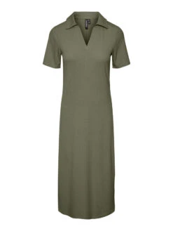 Pieces PCKYLIE MIDI DRESS -Piece Clothing Shop 17132570 DeepLichenGreen 001