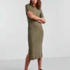 Pieces PCKYLIE MIDI DRESS -Piece Clothing Shop 17132570 DeepLichenGreen 003