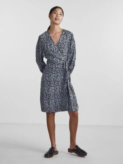 Pieces PCNYA WRAP DRESS -Piece Clothing Shop 17132754 Black 1001423 005