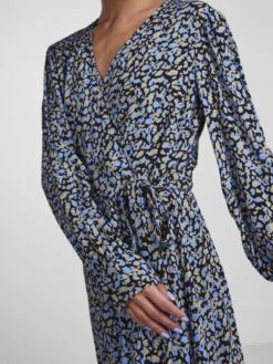 Pieces PCNYA WRAP DRESS -Piece Clothing Shop 17132754 Black 1001423 006