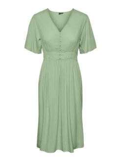 Pieces PCTALA MIDI DRESS -Piece Clothing Shop 17133688 QuietGreen 001