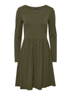 Pieces PCANGA MINI DRESS -Piece Clothing Shop 17134252 DarkOlive 001