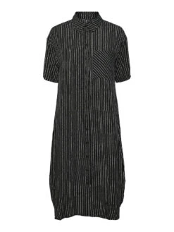 Pieces PCMOLA SHIRT DRESS -Piece Clothing Shop 17134462 Black 1007156 001