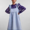 Pieces PCLIZZY DENIM DRESS -Piece Clothing Shop 17134543 LightBlueDenim 003
