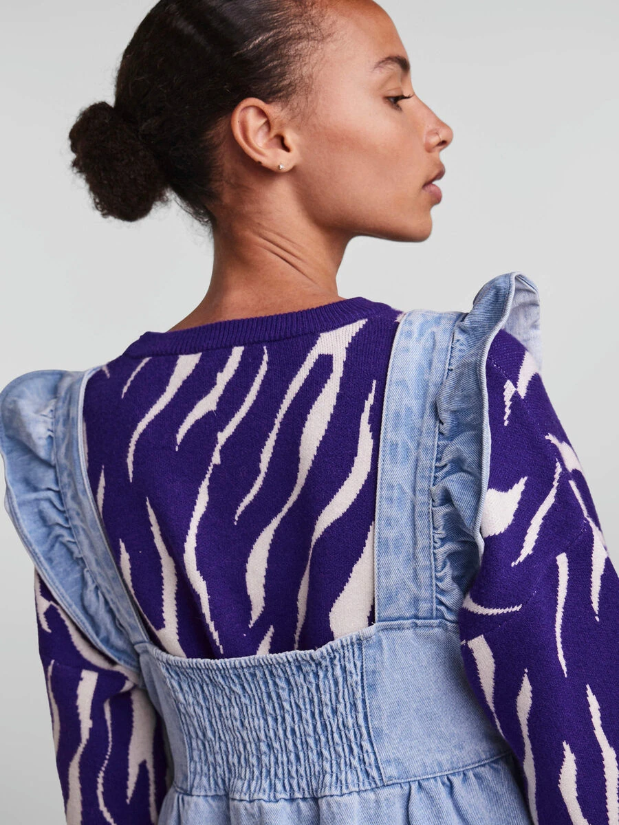 Pieces PCLIZZY DENIM DRESS 8 Pieces PCLIZZY DENIM DRESS - Image 6