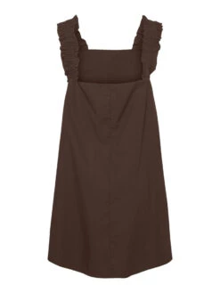 Pieces PCLORI MINI DRESS -Piece Clothing Shop 17134562 ChicoryCoffee 002