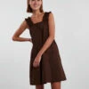 Pieces PCLORI MINI DRESS -Piece Clothing Shop 17134562 ChicoryCoffee 003