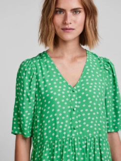 Pieces PCSASHA MIDI DRESS -Piece Clothing Shop 17134656 IrishGreen 1007934 006