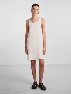 Pieces PCSTINA MINI DRESS -Piece Clothing Shop 17134826 CloudDancer 005