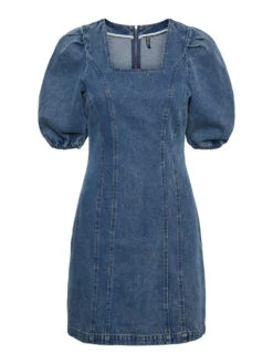 Pieces PCBRU DENIM DRESS 12 Pieces PCBRU DENIM DRESS -Piece Clothing Shop 17134958 MediumBlueDenim 001
