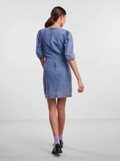 Pieces PCBRU DENIM DRESS 9 Pieces PCBRU DENIM DRESS -Piece Clothing Shop 17134958 MediumBlueDenim 004