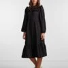 Pieces PCBRIANNA MIDI DRESS -Piece Clothing Shop 17135041 Black 003