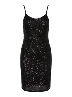 Pieces PCSANNE MINI DRESS -Piece Clothing Shop 17135369 Black 1017126 001