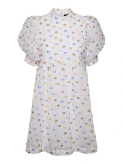 Pieces PCJULIA MINI DRESS -Piece Clothing Shop 17136041 BrightWhite 1017985 001