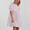 Pieces PCJULIA MINI DRESS -Piece Clothing Shop 17136041 BrightWhite 1017985 003