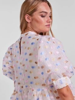 Pieces PCJULIA MINI DRESS -Piece Clothing Shop 17136041 BrightWhite 1017985 006