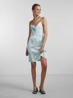 Pieces PCKERRA SLIP DRESS -Piece Clothing Shop 17137920 BlueAtoll 1028509 005