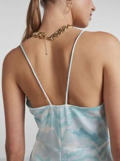 Pieces PCKERRA SLIP DRESS -Piece Clothing Shop 17137920 BlueAtoll 1028509 006