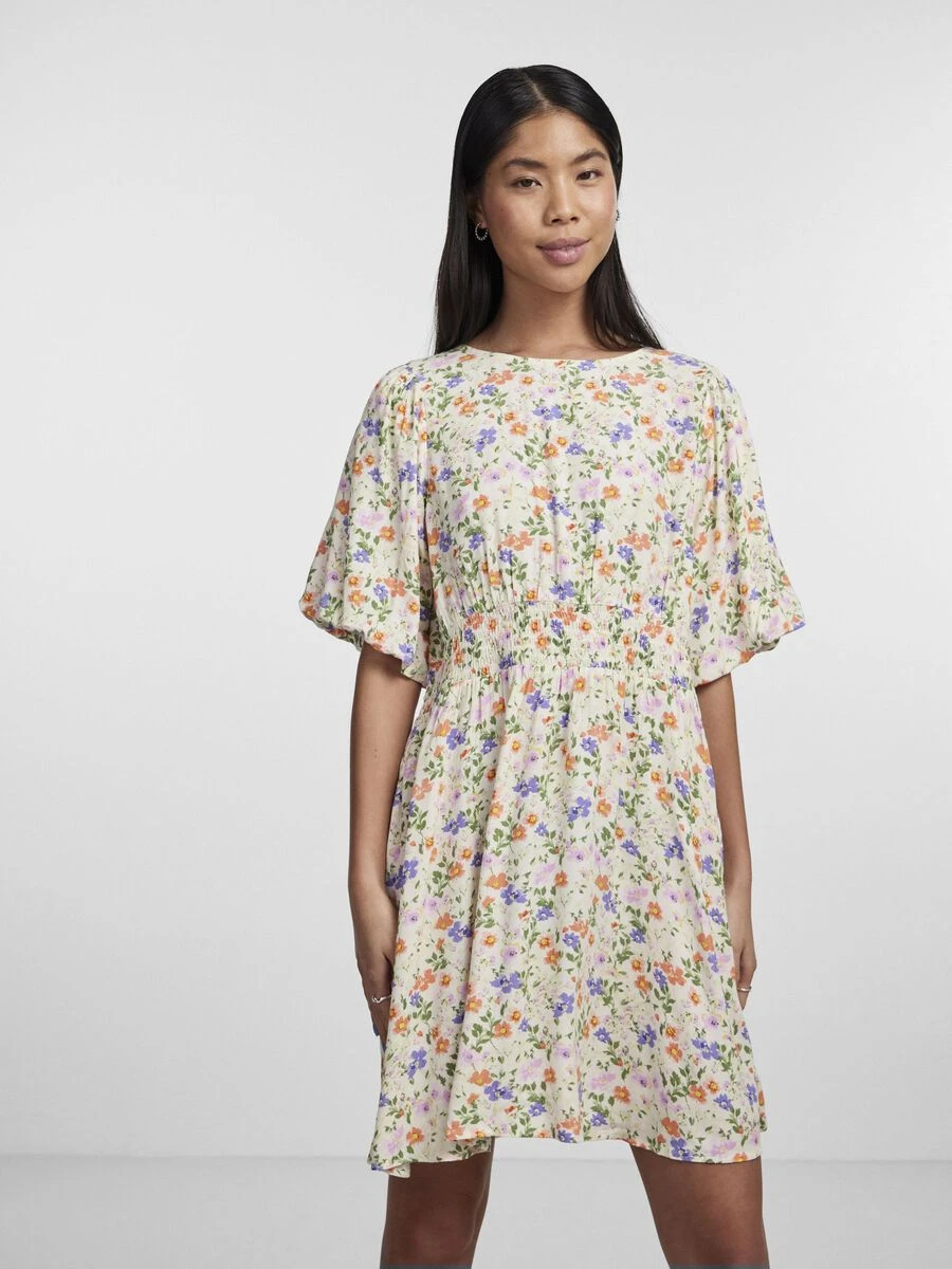 PCKORINE PUFF SLEEVED DRESS