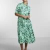 Pieces PCKASEY MIDI DRESS -Piece Clothing Shop 17138140 IslandGreen 1030313 003