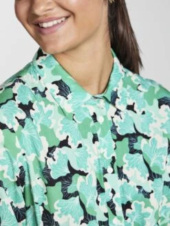 Pieces PCKASEY MIDI DRESS -Piece Clothing Shop 17138140 IslandGreen 1030313 006