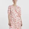 Pieces PCKASEY WRAP DRESS -Piece Clothing Shop 17138147 PinkLady 1030312 003