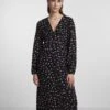 Pieces PCKENNEDY MIDI DRESS -Piece Clothing Shop 17138261 Black 1030936 003