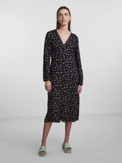 Pieces PCKENNEDY MIDI DRESS -Piece Clothing Shop 17138261 Black 1030936 005