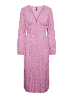 Pieces PCKENNEDY MIDI DRESS -Piece Clothing Shop 17138261 SachetPink 1030936 001