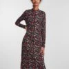 Pieces PCALLISON MIDI DRESS -Piece Clothing Shop 17138405 Black 1032597 003